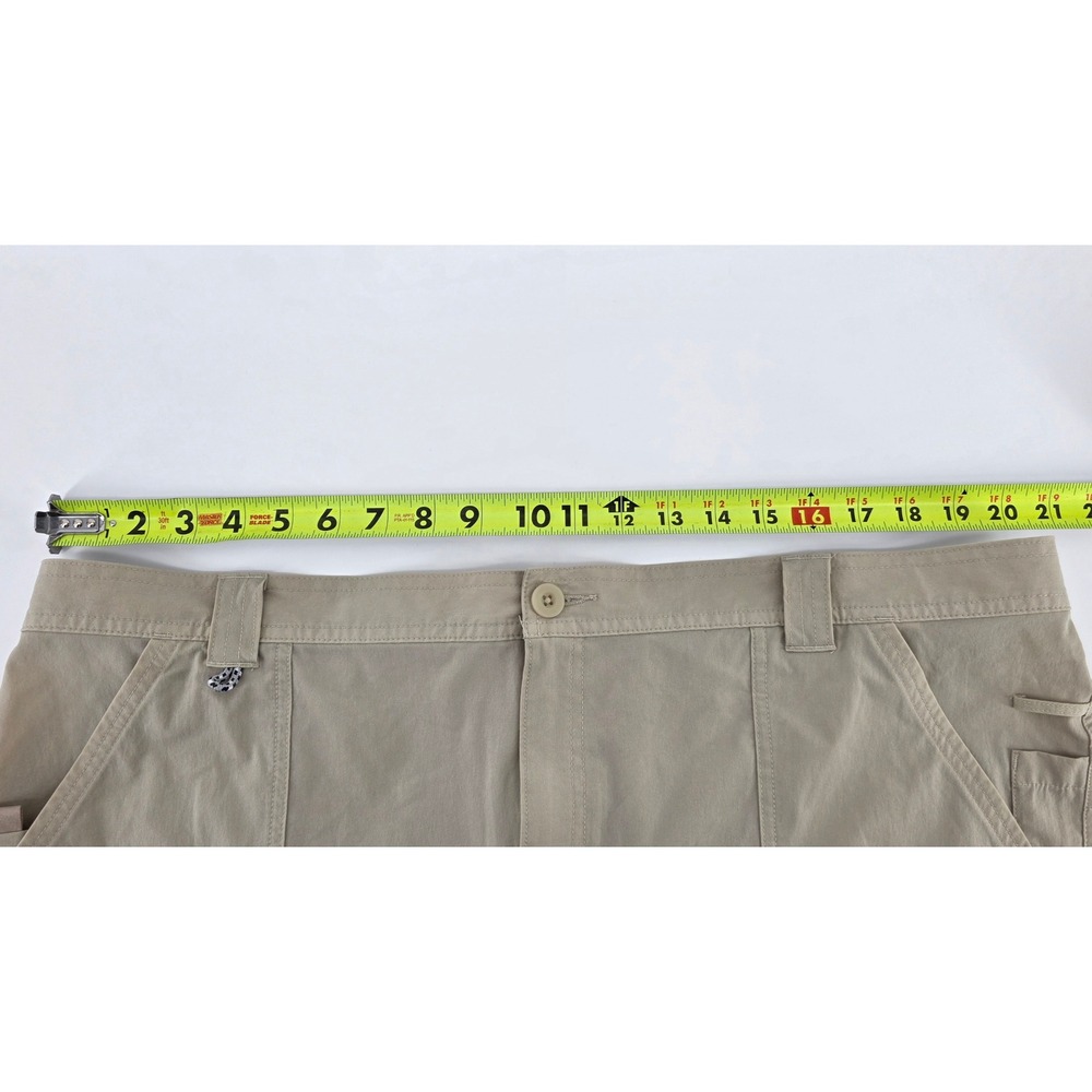 Columbia Mens XXL 8L Shorts PFG Performance Fishing Gear Tan Cargo Utility - Picture 6 of 9